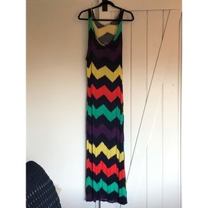 Chevron Maxi Dress